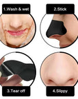 100 Piece Charcoal Blackhead Nose Pore Strips | Nose Pore Strips Effective Blackhead Removal & Pore Cleansing - TrueFormSkin