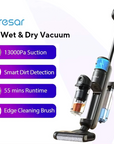 Laresar M3 Cordless Wet & Dry Vacuum Mop – Self-Cleaning, Edge Cleaning, 55-Min Runtime