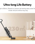 Laresar M3 Cordless Wet & Dry Vacuum Mop – Self-Cleaning, Edge Cleaning, 55-Min Runtime