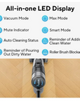 Laresar M3 Cordless Wet & Dry Vacuum Mop – Self-Cleaning, Edge Cleaning, 55-Min Runtime