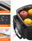 Insulated Lunch Bag for Adults – Waterproof, Leakproof, Large Capacity (8.5L) – Portable Cooler Tote with Shoulder Strap and Pockets – Office, School, Picnic