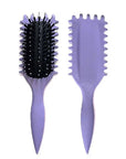 Women'S Hair Comb Hollow Shaped Curly Hair Comb Multi Functional Scalp Massage and Anti - Static Fluffy Hair Brush Hairstyle Tools - Best Deals UK
