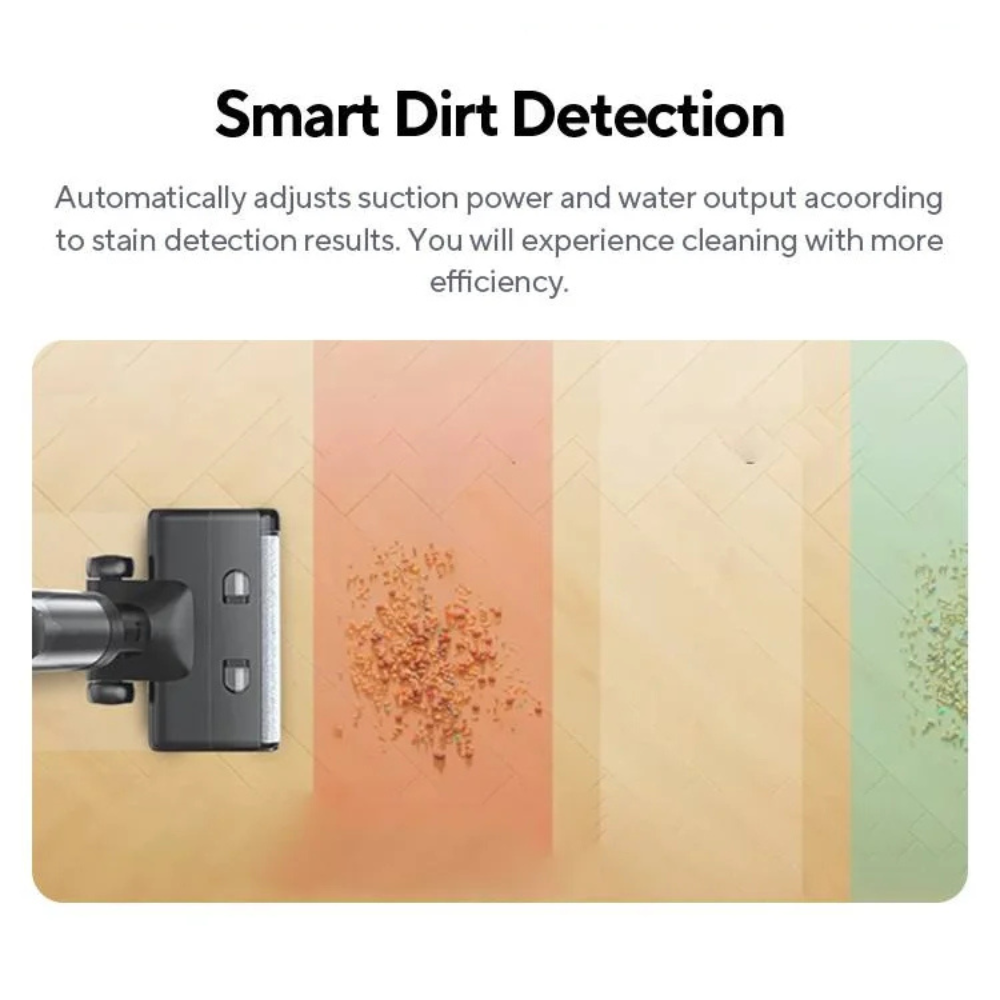 Laresar M3 Cordless Wet &amp; Dry Vacuum Mop – Self-Cleaning, Edge Cleaning, 55-Min Runtime