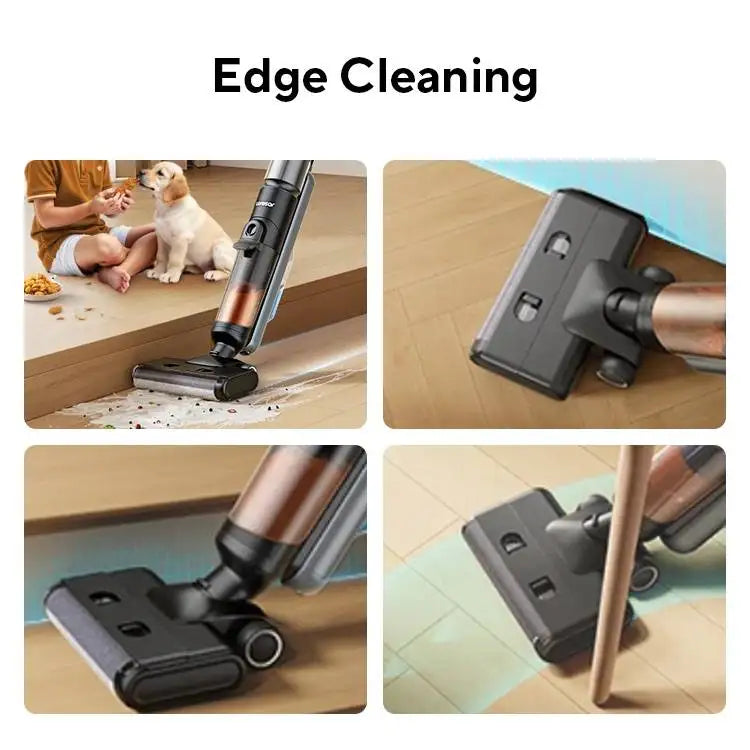 Laresar M3 Cordless Wet & Dry Vacuum Mop – Self-Cleaning, Edge Cleaning, 55-Min Runtime