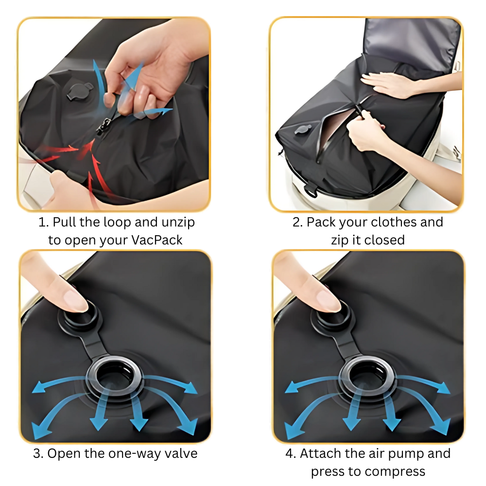 VacPack Travel Backpack